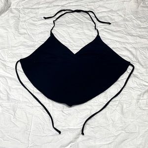 Easyriders Black Wrap Halter Top Size XL